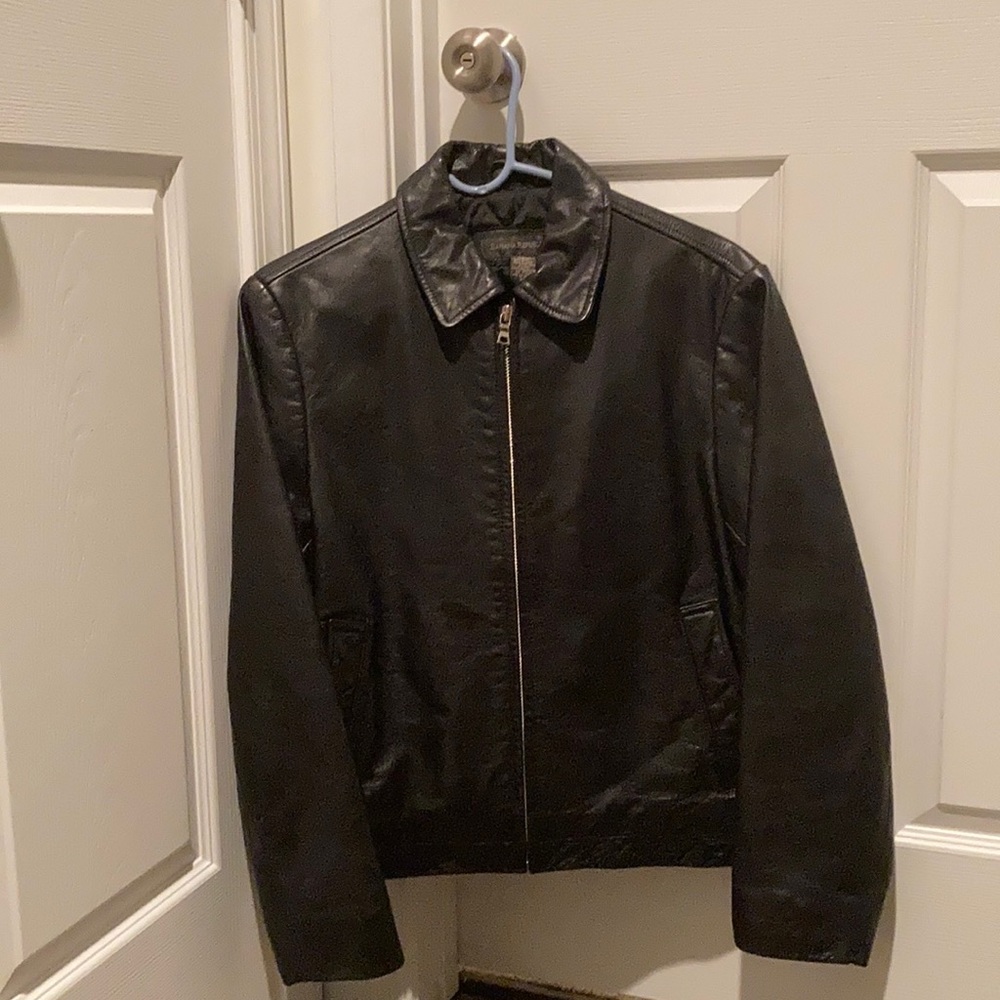 Banana Republic Black Leather xs Jacket